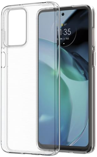 Oprimio Crystal Clear Case for Motorola Moto G13 and G23 [Silicone Case] [%100 Transparent] [German Material] Ultra Thin Clear Mobile Phone Case for Motorola G13 and Motorola G23