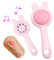 Texturierte Silikon Beißspielzeug für Baby, 2 in 1 Rassel und Beißring Spielzeug, sensorische Exploration und Zahnen Relief, leicht zu halten Griffe, 0 + Monate (Pink)