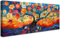 Cadre en bois Grande Impression sur Toile Coloré Arbre de vie fleurs Peinture Affiche Decoration Murale Image sur Toile Arbre floral abstrait Tableau Decoration Murale Salon Chambre 50x120cm
