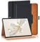 Vkooer Custodia per Honor Pad 9 12.1 pollici 2024 PU Leather Folio Flip Cover Multi-Angle Visualizzazione Stand Cover Protettiva con Tasca & Portapenne per Honor Pad 9 12.1 - Nero