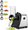 Electric Cheese Grater, Vegetable Cutter Electric Grater with 5 Replacement Head Knives, One-Touch Control, Electric Salad Maker with Removable and Washable, for Cheese, Cucumbers, Carrots