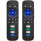 Compatible with Roku TV Remote Control Replacement, 2-Pack, Compatible with TCL, Hisense, Sharp, Philips, Onn, Element Roku Smart TV Series (No Voice, Not for Roku Stick/Box)