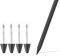 4 Pezzi Originale Punte di Ricambio per Xiaomi Focus Pen Xiaomi Pad 6S Pro 12,4 & Xiaomi Pad 7/7 Pro 11,2, Più Duraturo, Controllo Preciso, Amichevole Scherm, Nero