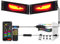 2er Devil Eyes Light For Cars LED Eyes for Trucks Car Window DIY Car Dynamic LED Smart Colourful Eye Lamp Soft Screen Led augen für lkw frontscheibe Smart App Bluetooth USB
