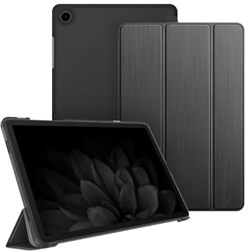 Fintie Hülle für Samsung Galaxy Tab A9 Plus 11 Zoll 2023, Ultradünn Schutzhülle mit Translucent Rückseite Cover mit Auto Schlaf/Wach Funktion für Samsung Tablet A9+ SM-X210/X216/X218, Dunkelgrau