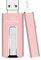 SUDEHO Clé USB 64 Go pour téléphone, clé USB 4 en 1 pour téléphone/tablette/Android/PC, clé USB avec pouce pour sauvegarder des photos et des vidéos en un seul clic, rose
