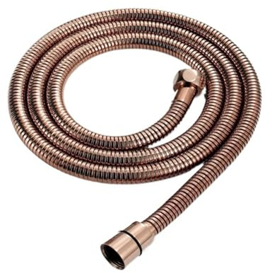 YANGC 1 m/1,5 m dicker Duschschlauch in Roségold, Edelstahl, allgemeines weiches Wasserrohr, explosionsgeschütztes Duschrohr, Badezimmerzubehör(80cm)