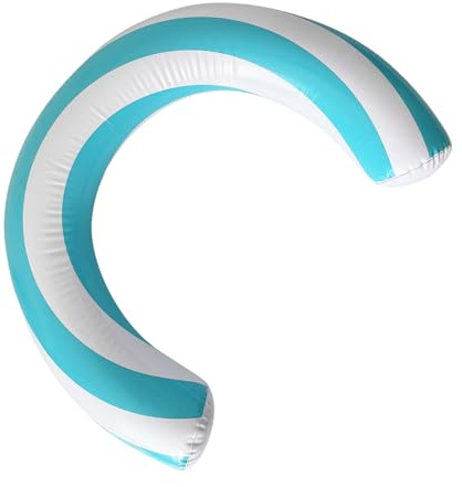 U-Typ Poolnudel PVC Sommernudeln Zum Schwimmen Gebogene Aufblasbare Poolnudeln Für Erwachsene Gestreifter Aufblasbarer Poolschwimmer Für Heimpools Gartenpools Und Außenpools