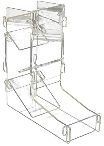 Oxxggkao Games Acryl Transparente Würfel Tower Acryl Transparent Brettspiel RPG Rolling Bag Cthulhu
