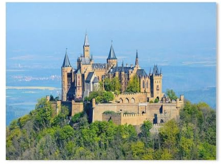 1000 Puzzles Für Erwachsene，Beeindruckendes Schloss: Burg Hohenzollern，Freizeit Unterhaltung Kinder Spielzeug Zuhause Dekoration Art（75x50cm）-G16