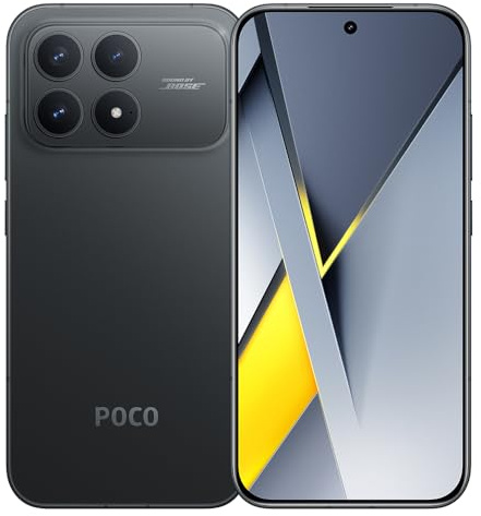 POCO F8 Pro 5G NFC Smartphone,Snapdragon 8 Elite, 12GB+256GB,6.59 AMOLED Display, 120Hz, 50MP OIS, 6210mAh, IP68, WiFi 7,2510 x 1156,100W Hyper Charger(Black)