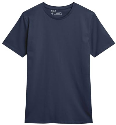 NEXT Herren Schmale Passform Slim Fit Rundhals-T-Shirt