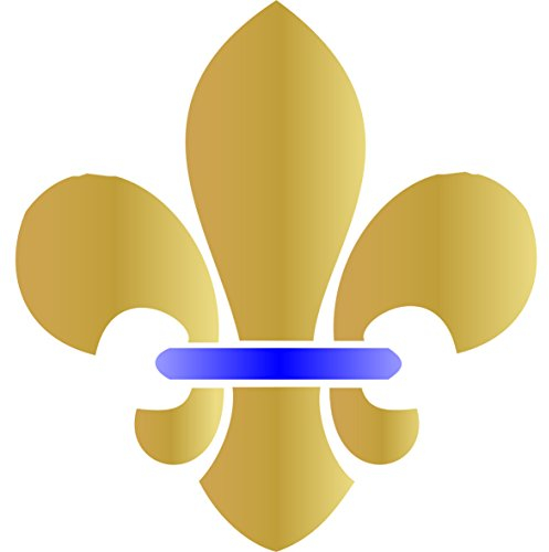 Craft Kreatively Pochoir Fleur de Lys Réutilisable 12,5 x 14 cm