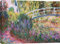 ART PRINT CAFE' – Berühmte Bilder auf Leinwand - Claude Monet, Die japanische Brücke, Teich mit Seerosen - 120x90 cm