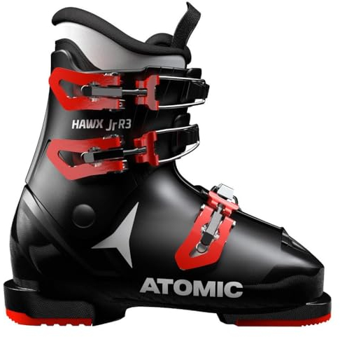 Atomic HAWX Jr R3 Skischuhe, Negro y Rojo, 33 EU