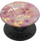 Niedlicher Rosa Lila-Goldener Natur-Marmor-Hintergrund PopSockets Klebender PopGrip