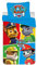 BrandMac ApS Bettwäsche Paw Patrol – Bettbezug 140 x 200 cm + Kissenbezug 63 x 63 cm mit Marcus, Chase, Rocky und Ruben