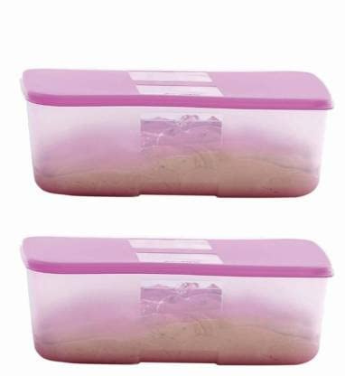 Tupperware Freezermate Kühlschrankbehälter, Kunststoff, 1,5 l, Rosa, 2 Stück