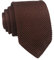 Herren-Krawatte, einfarbig, schmale Strick-Krawatte, Vintage, elegant, formelle Hochzeit, Krawatte für Bräutigam, Cognac-Braun, Einheitsgröße