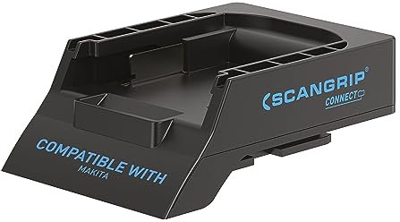 SCANGRIP Connector Designed for Makita 18 V/20 V Battery Packs, Made for SCANGRIP Connect Work Lights, Features Battery Safety System