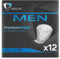 Drylife Men Level 1 Premium Shield Inkontinenzeinlagen für Blasenschwäche | Ultra-Schutz, diskretes männliches Design & aktive Geruchskontrolle für Männer (1er Pack x 12 Stück)
