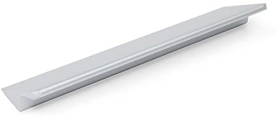 Emuca - Möbelgriff Palermo, Achsabstand 128 mm, L 150 mm, Matt eloxiert, Aluminium, 10 st