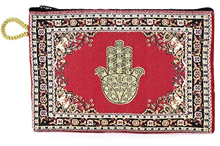 BDM Türkische Stoff-Geldbörse mit Reißverschluss und Hand der Fatima – Eleganz und Schutz, Verschiedene Modelle