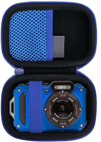 Aenllosi Custodia Rigida da Viaggio Compatibile con la Kodak PIXPRO WPZ2 Fotocamera Digitale, Custodia Protettiva per Kodak Fotocamera Compatta(Blu, Solo Custodia)