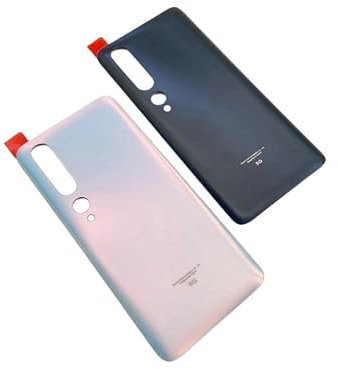 SHOWGOOD für Xiaomi Mi10 Mi 10 Pro 5G Akku-Rückabdeckung für Mi 10 Rückgehäuse Gehäuse Glasabdeckung Ersatz (weiß)