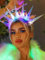 Yean Leuchtendes Stirnband, LED-Krone, Stirnbänder, Göttin der Freiheit, Haarband, Party, Nachtclub, Rave, Haarschmuck für Damen und Mädchen