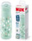 NUK Gobelet à couvercle rabattable et paille Mini-Me pour bébé | 12+ mois | 450 ml | Biberon pour enfant | Bec renforcé anti-fuites | Résistant aux chocs | Pois verts