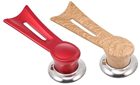 MAGICLULU 2st Deckelgriff Topfdeckel 24 cm AMC Töpfe Ersatzteile Lids by Design Original Topfdeckel Griff Universal Topfdeckel Topf Deckel Topfdeckel 18 cm Ersetzen Bakelit Knopf
