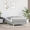 SECOLI Boxspringbett 90x200 ohne kopfteil mit matratze Polsterbett 90x200 Bett 90x200 mit matratze und lattenrost Jugendbett 90x200 -Hellgrau-90 x 200 cm