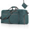 Vomgomfom 85L Reisetasche mit Schuhfach, Große Falttasche für Camping, Reisen, Fitness, Grün