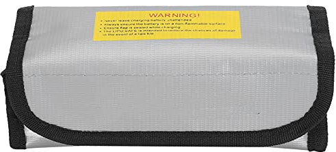 Lybunair Feuerhemmende LiPo-Akku-Tasche, sichere Ladebox, explosionsgeschützte Box, Lipo-Akku-Aufbewahrungsschutztasche für RC-Drohnen