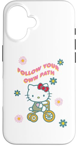 Hülle für iPhone 16 Folge deinem eigenen Weg mit Hello Kitty