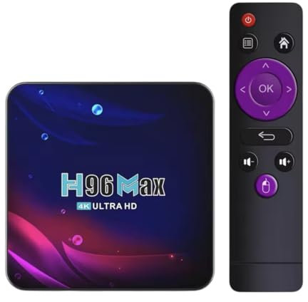 H96 MaxSmart TV Box Android 11 2GB 4GB 16GB 32GB 64GB 4K Hd Youtube Google Play Wifi 2.4G&5.8G Bluetooth Receiver Media Player HDR Usb 3.0 Google Play Bluetooth Receiver Media Player (2GB 16GB)