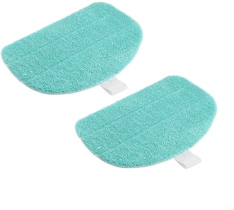 Puupaa Ersatz-Pads für Leifheit für Dampfreiniger für CleanTenso Power 2.0 Modell, Mikrofaser-Pad, Dampfreiniger-Zubehör, Hartbodenreiniger-Pads (2 Stück)