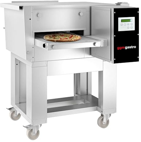 GGM Gastro | DPZ3030E#UDZ3030 | Elektro Durchlaufofen - 980x1300mm - Digital - Bandbreite: 400mm - inkl. Untergestell