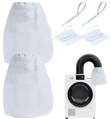 Ribbon Catcher For Dryer - 2 Set Pet Hair Dryer Catcher | Reusable Laundry Filter Bag | Washing Machine Ribbon Remover Mesh | Dryers Vent Accessories Cotton Nylon Pocket Filter For Clothes Sink Home