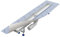 Grundkörper-SET für Duschrinne 70 cm AQUABAD® SDS Pro aus Edelstahl inkl. Haarsieb/Ablauf waagerecht (Ohne Abdeckung - separat erhältlich)