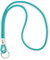 Pantone Design-Schlüsselband Key Chain Long | Schlüsselanhänger robust und farbenfroh | lang | Turkis 320 | Türkis 48 cm