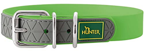 HUNTER CONVENIENCE Hundehalsband, Kunststoffmaterial, 45 S-M, apfelgrün