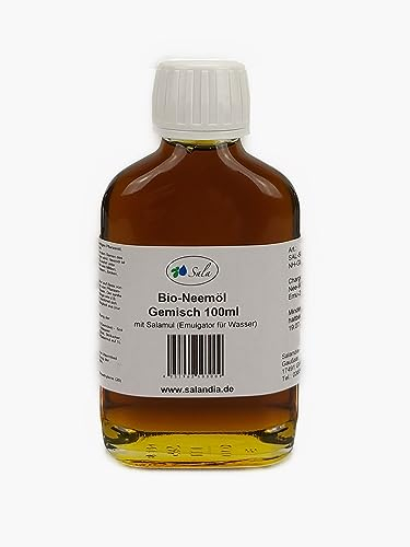 Sala Bio-Neemöl kaltgepresst mit Salamul (ersetzt Rimulgan) Emulgator fertig gemischt 100 ml NH-Glas