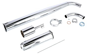 Tuningauspuff ZT-Reso Hybrid (50-70ccm) - für Simson S50, S51, S53, S70, S83