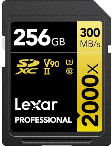 LEXAR PROFESSIONAL 2000x SDHC/SDXC UHS-II U3, 256GB