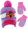 Nickelodeon Mädchen Winter Mittens Set, Paw Patrol's Marshall, Chase and Skye Toddler Beanie for Ages 2-4 Mütze, Rosa mit Fleecedesign, Jahre (2er Pack)