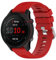 Yikamosi Compatible con Garmin Forerunner 255 Correa,22MM liberación rápida Silicona Suave Cierre de Acero Inoxidable Correas de Repuesto para Garmin Forerunner 255/Venu 2,Rojo