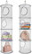 2Pcs Hanging Toy Storage Net, 4-Tier Hanging Storage Mesh, Foldable Soft Toy Net, Teddy Bear Baskets, Space Saving Hang Organiser for Teddy Bear Toys Clothes Organise (Gray)