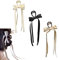 JIZIYUER Lot de 3 barrettes à cheveux avec nœuds, pinces antidérapantes et pinces à cheveux pour femmes et filles